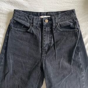 BDG black high and wide jeans